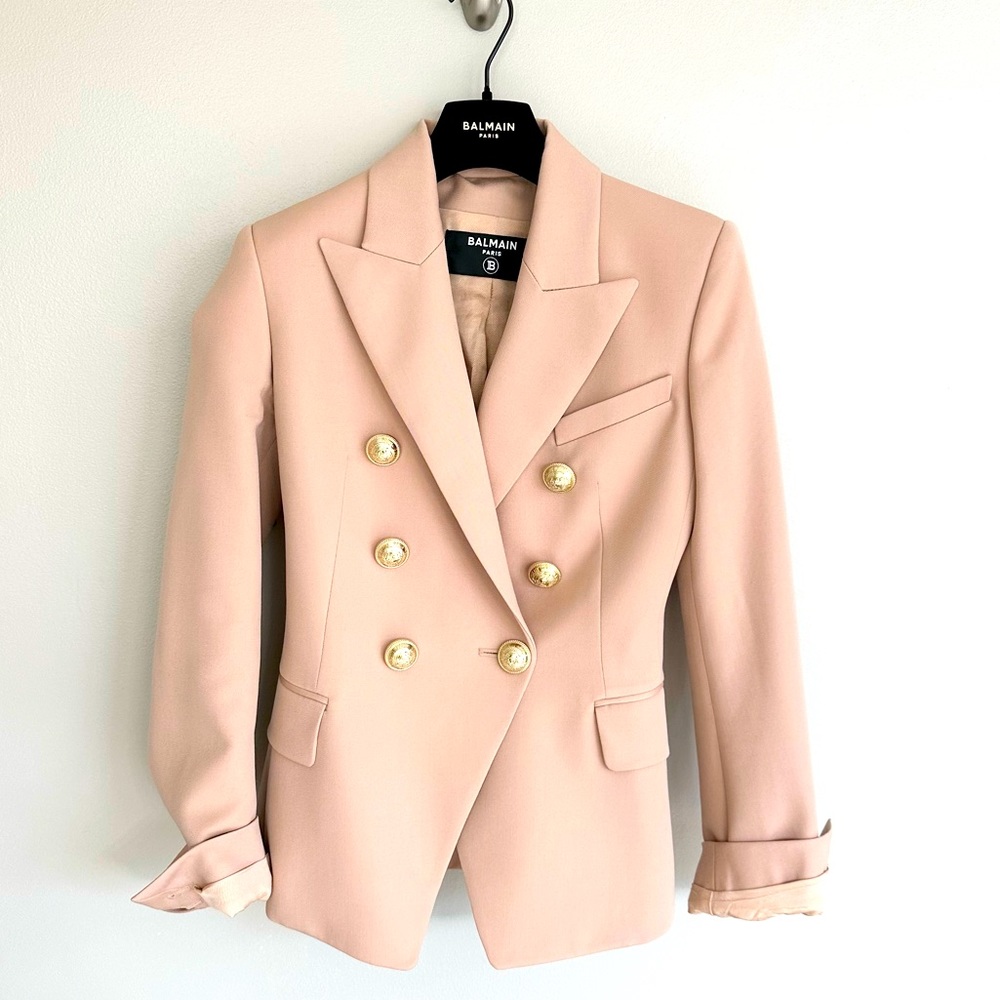 Women’s Balmain Blazer - Blush Size 34